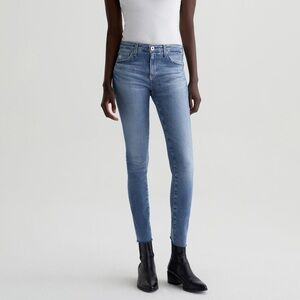 AG Jean The Legging Super Skinny Ankle sz 24 slim blue stretchy mid rise